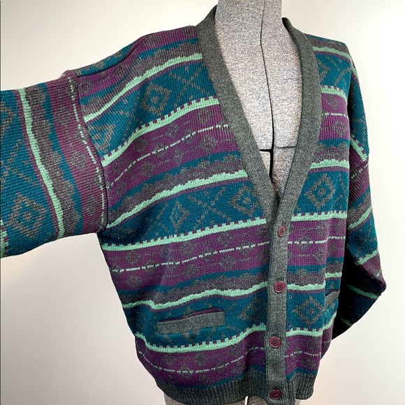 Tip Top Other - Vintage Tip Top Grandpa dad style cardigan sweater mens
